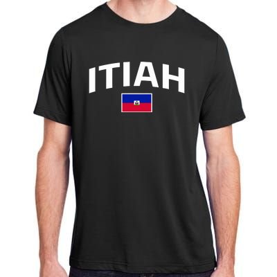 Itiah Haiti Flag Adult ChromaSoft Performance T-Shirt