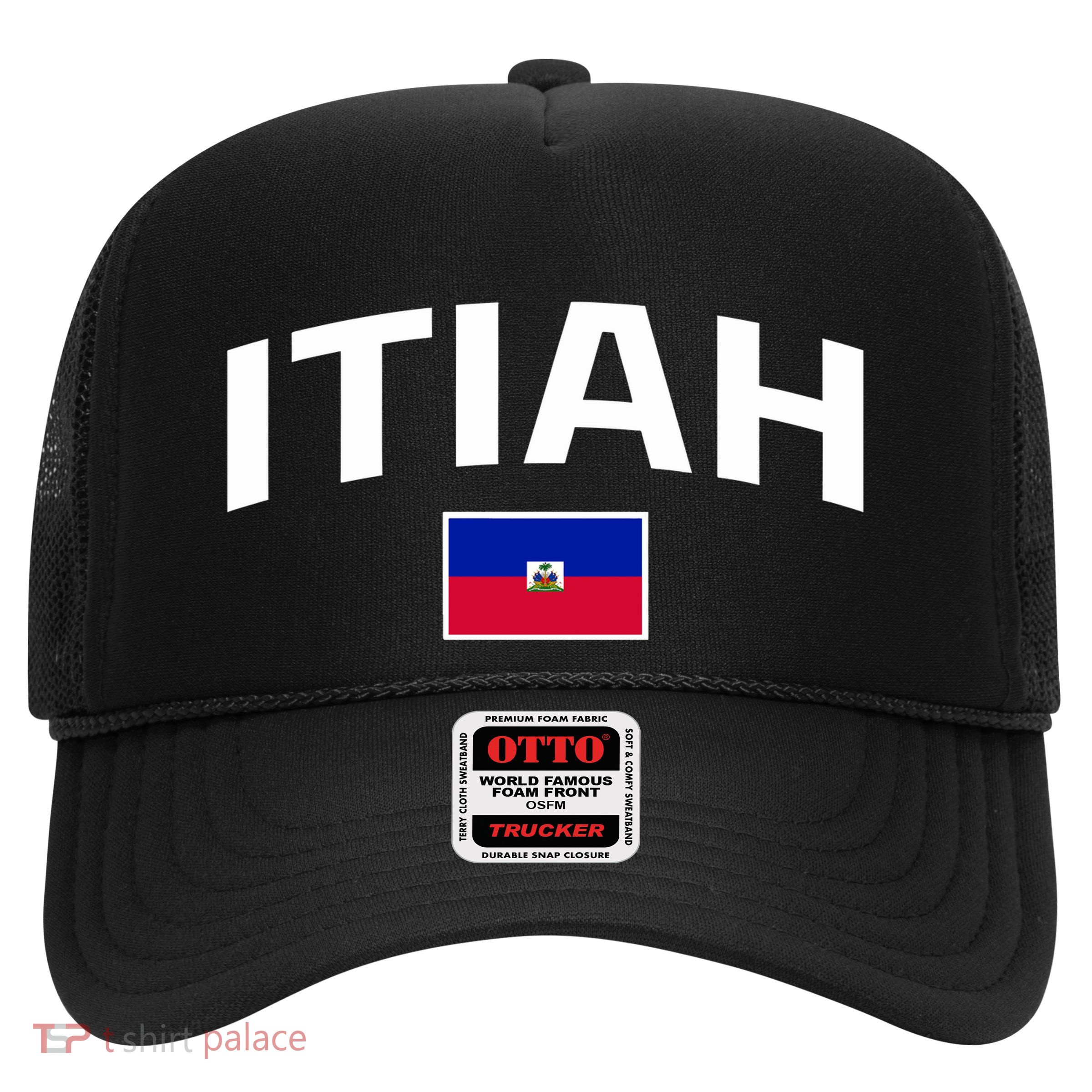 Itiah Haiti Flag Trucker Hat