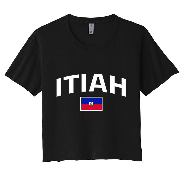 Itiah Haiti Flag Crop Top