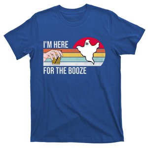 I'm Here For The Booze Whiskey Tequila Wine Funny Halloween Gift T-Shirt