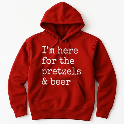 Im Here For The Pretzels And Beer Oktoberfest Hoodie