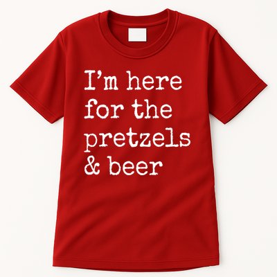 Im Here For The Pretzels And Beer Oktoberfest Tall T-Shirt