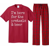 Im Here For The Pretzels And Beer Oktoberfest Pajama Set