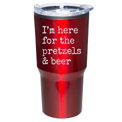 Im Here For The Pretzels And Beer Oktoberfest Tumbler