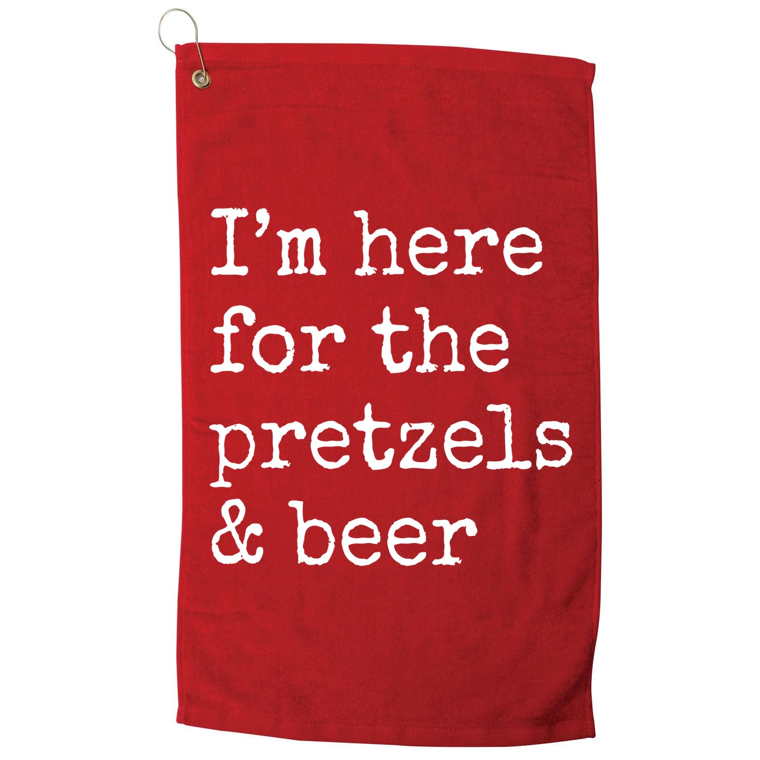 Im Here For The Pretzels And Beer Oktoberfest Golf Towel