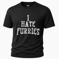I Hate Furries Furry Fandom Cooling Performance Crew T-Shirt