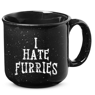 I Hate Furries Furry Fandom 15oz Campfire Ceramic Mug