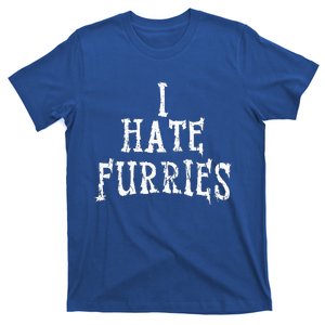 I Hate Furries Furry Fandom T-Shirt