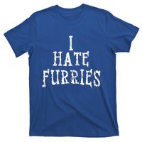 I Hate Furries Furry Fandom T-Shirt