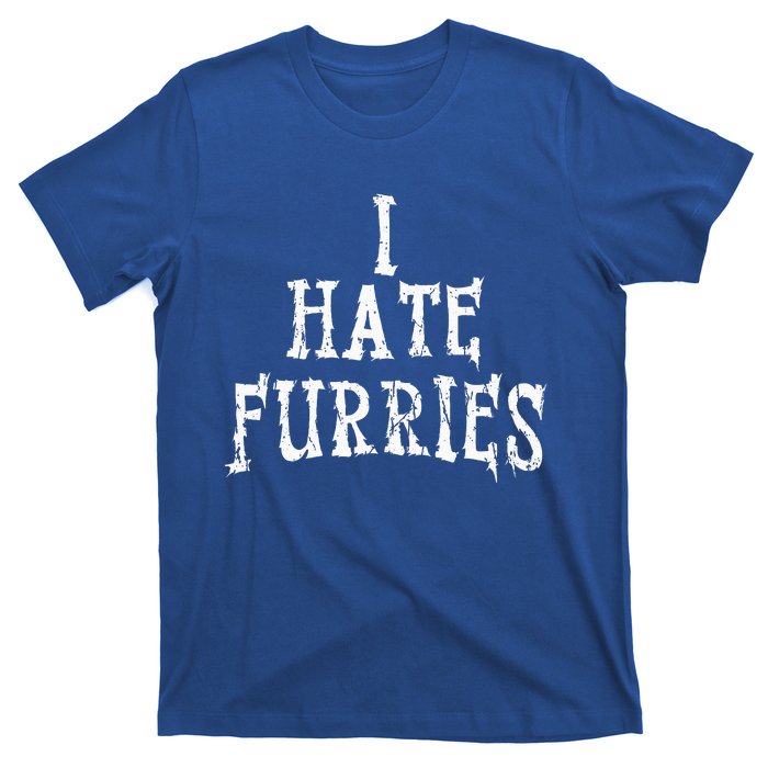 I Hate Furries Furry Fandom T-Shirt