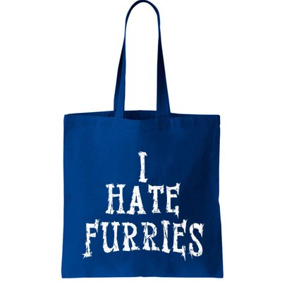 I Hate Furries Furry Fandom Bag