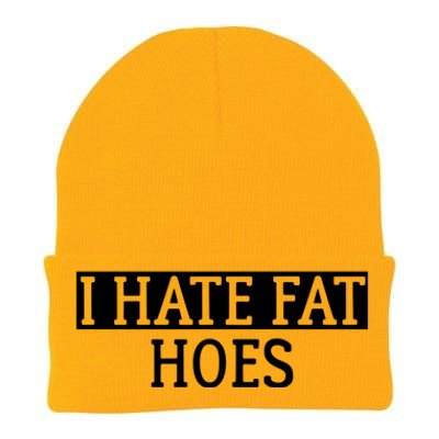 I Hate Fat Hoes Apparel Knit Cap Winter Beanie