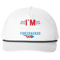 I'm Her Firecracker Cute 4th Of July Matching Couple For Her Snapback Five-Panel Rope Hat