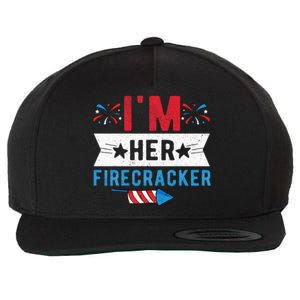 I'm Her Firecracker Cute 4th Of July Matching Couple For Her Wool Snapback Cap