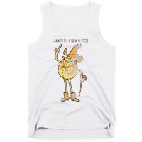 I Hanker For A Hunk O Cheese Authentic Distressed Tank Top