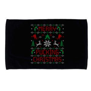 Ice Hockey Funny Ugly Christmas Party Meaningful Gift Cool Gift Microfiber Hand Towel