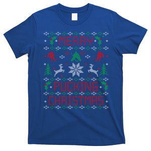 Ice Hockey Funny Ugly Christmas Party Meaningful Gift Cool Gift T-Shirt