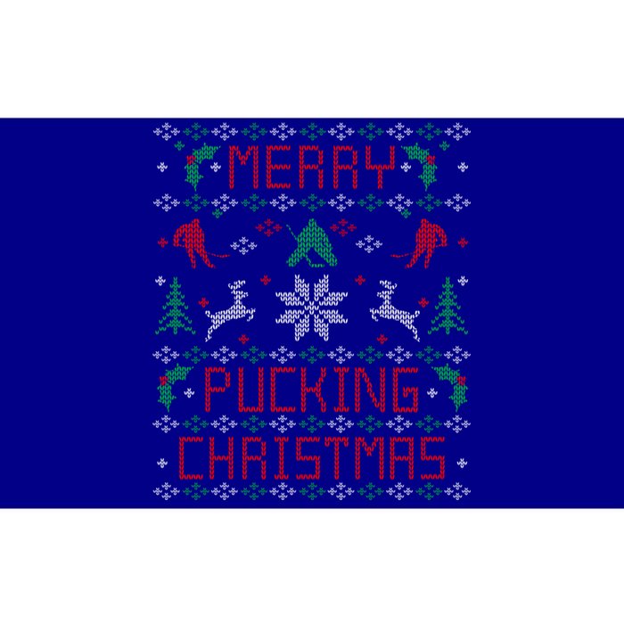 Ice Hockey Funny Ugly Christmas Party Meaningful Gift Cool Gift Bumper Sticker