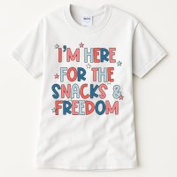I'm Here For The Snacks And Freedom 4th of July Tall T-Shirt