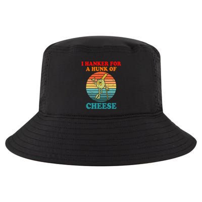 I Hanker For A Hunk Of Cheese Retro Apparel Cool Comfort Performance Bucket Hat