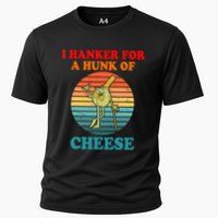I Hanker For A Hunk Of Cheese Retro Apparel Performance Shirt