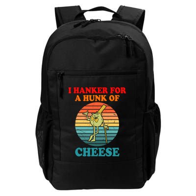 I Hanker For A Hunk Of Cheese Retro Apparel Backpack