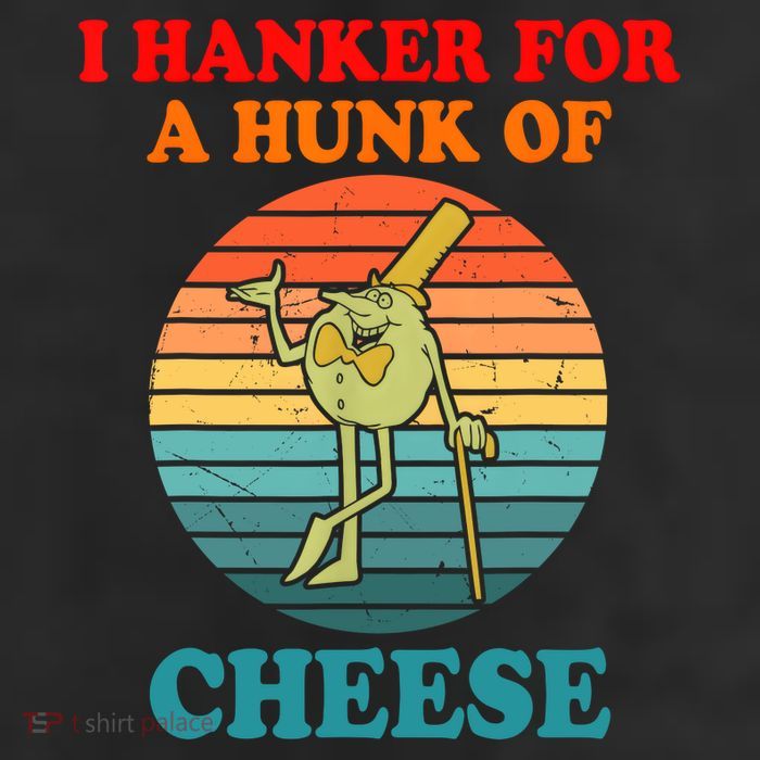 I Hanker For A Hunk Of Cheese Retro Apparel 11oz C Handle Ceramic Mug