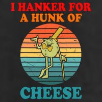 I Hanker For A Hunk Of Cheese Retro Apparel 25L Jumbo Tote