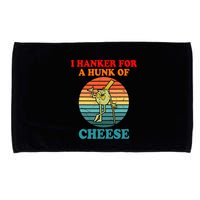 I Hanker For A Hunk Of Cheese Retro Apparel Microfiber Hand Towel