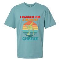 I Hanker For A Hunk Of Cheese Retro Apparel Sueded Cloud Jersey T-Shirt