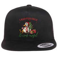 I Had Fun Once It Was Awful Xmas Christmas Duck Flatbill Hat
