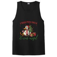 I Had Fun Once It Was Awful Xmas Christmas Duck PosiCharge Competitor Tank