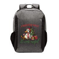 I Had Fun Once It Was Awful Xmas Christmas Duck Vector Backpack