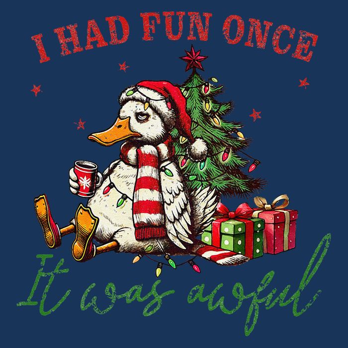 I Had Fun Once It Was Awful Xmas Christmas Duck Infant Baby Jersey Bodysuit