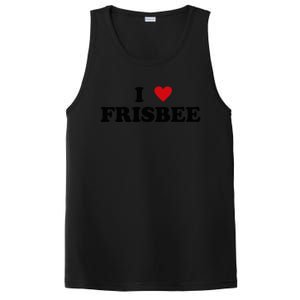 I Heart Frisbee Player I Love Frisbee Gift PosiCharge Competitor Tank