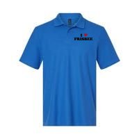 I Heart Frisbee Player I Love Frisbee Gift Softstyle Adult Sport Polo