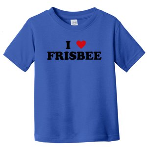 I Heart Frisbee Player I Love Frisbee Gift Toddler T-Shirt