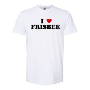 I Heart Frisbee Player I Love Frisbee Gift Softstyle CVC T-Shirt