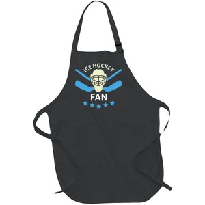 Ice Hockey Fan Full-Length Apron With Pockets