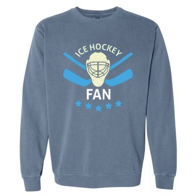 Ice Hockey Fan Garment-Dyed Sweatshirt