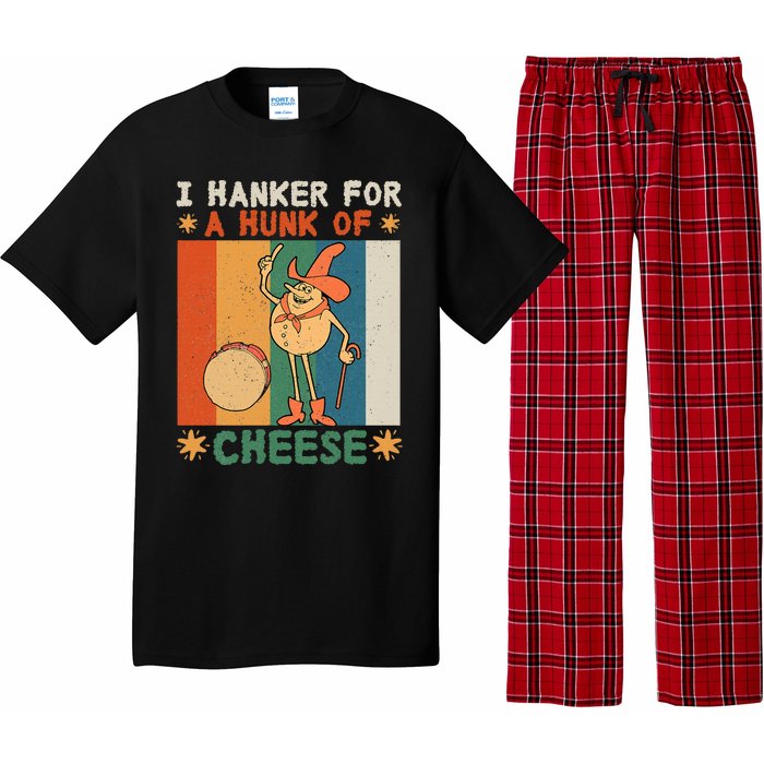 I Hanker For A Hunk Of Cheese Retro Pajama Set