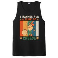 I Hanker For A Hunk Of Cheese Retro PosiCharge Competitor Tank