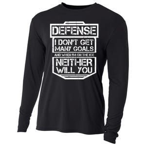 Ice Hockey Funny Sport Lover Gift For Fan Cooling Performance Long Sleeve Crew