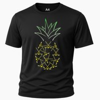 Ice Hockey Funny Pineapple Hawaii For Hockey Player Cooling Performance Crew T-Shirt