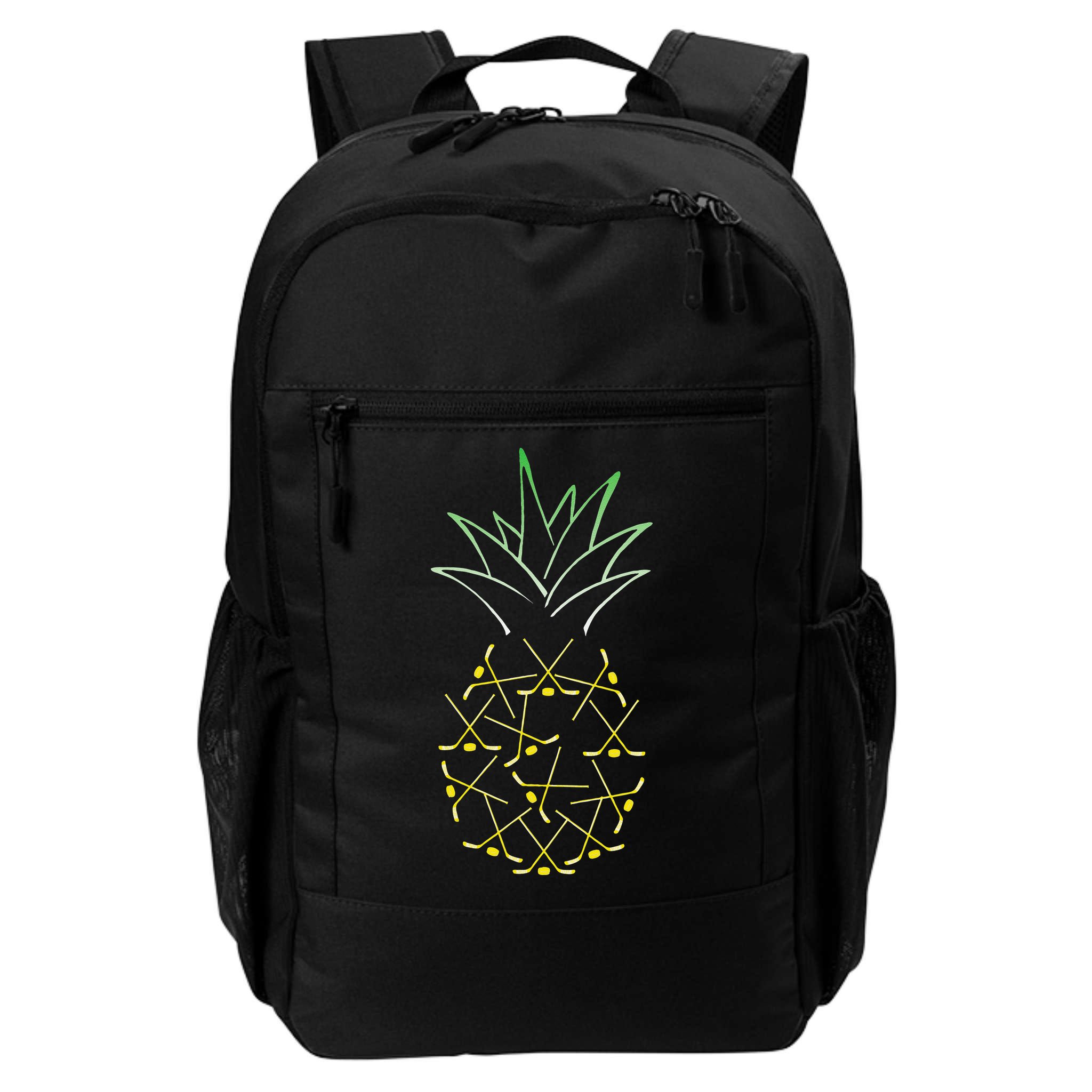 Ice Hockey Funny Pineapple Hawaii For Hockey Player Backpack