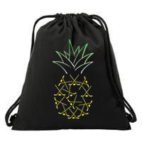 Ice Hockey Funny Pineapple Hawaii For Hockey Player Drawstring Bag
