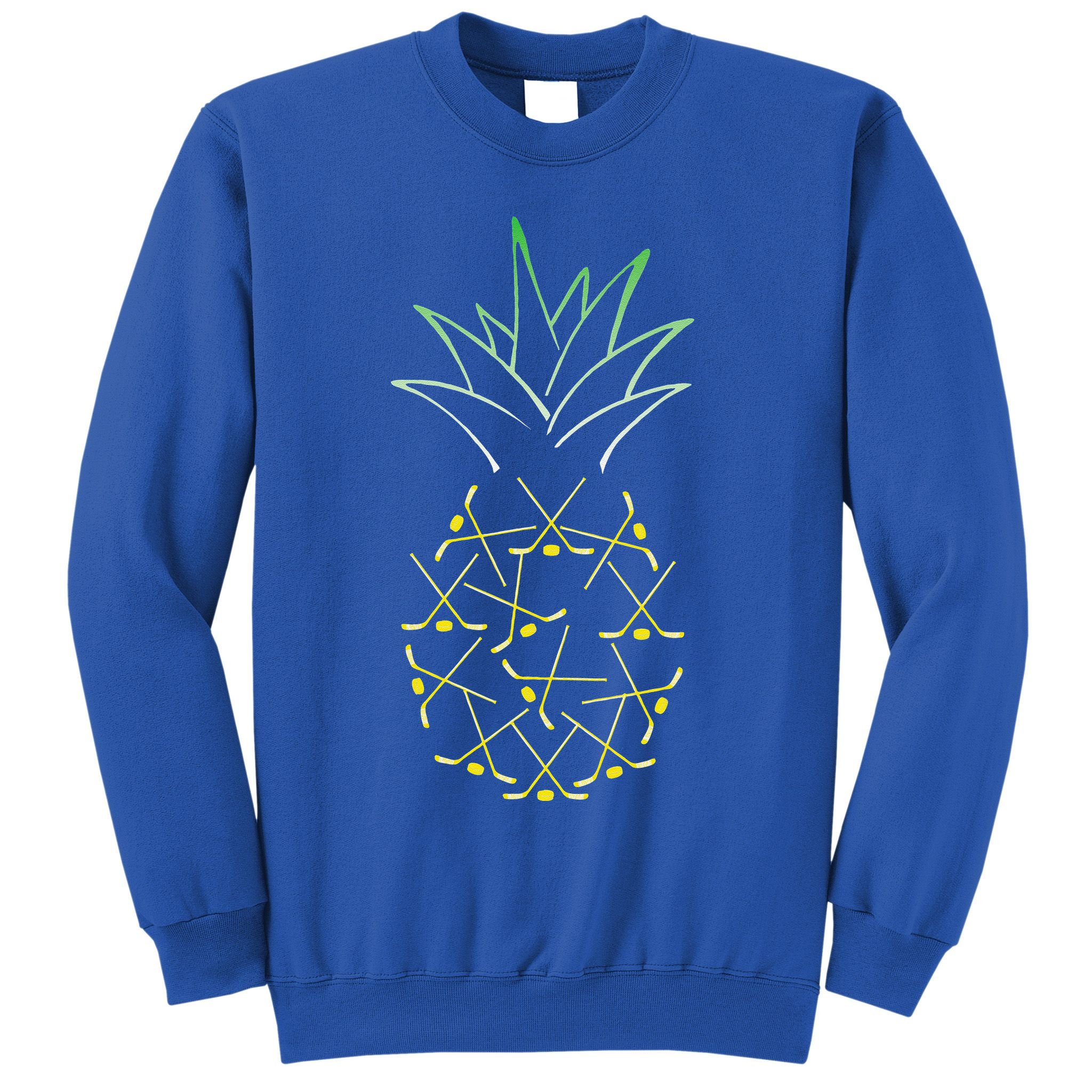 Ice Hockey Funny Pineapple Hawaii For Hockey Player Sweatshirt