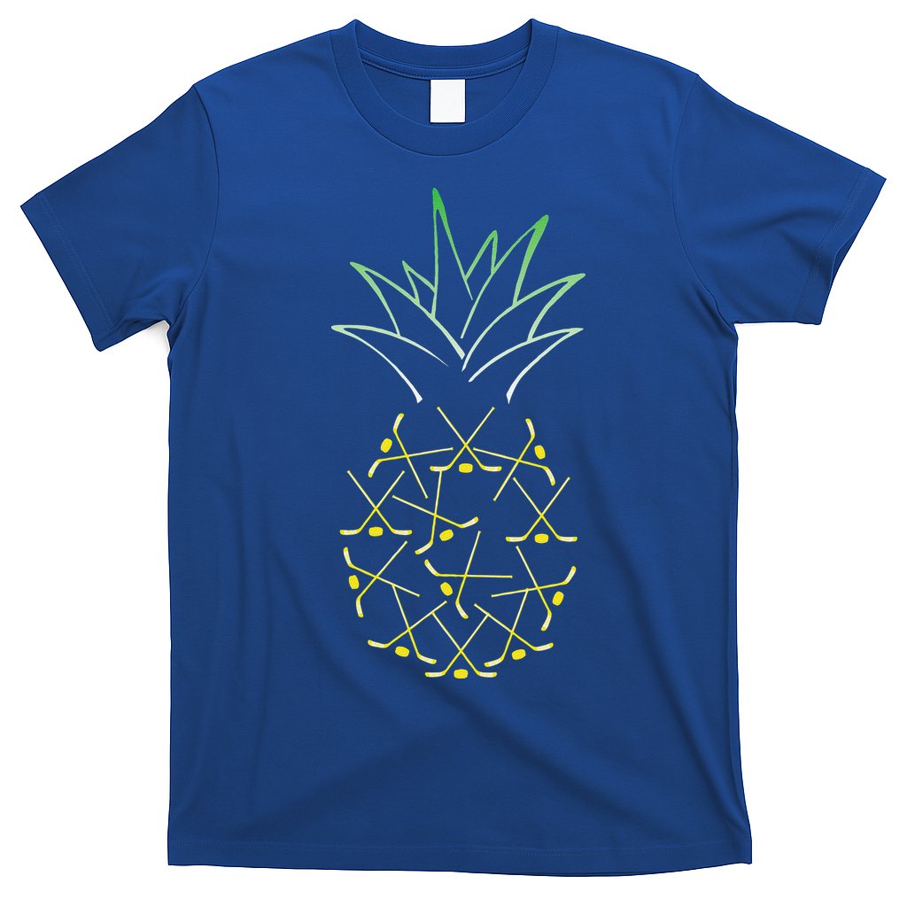 Ice Hockey Funny Pineapple Hawaii For Hockey Player T-Shirt