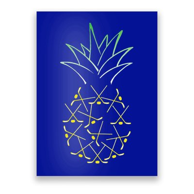 Ice Hockey Funny Pineapple Hawaii For Hockey Player Poster