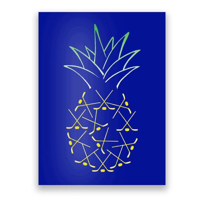 Ice Hockey Funny Pineapple Hawaii For Hockey Player Poster